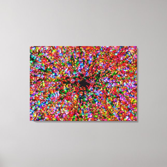 Wormhole Bubbles Canvas Print (Front)