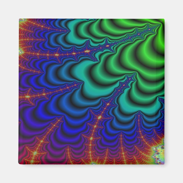 Wormhole Fractal Space Tube Magnet (Front)