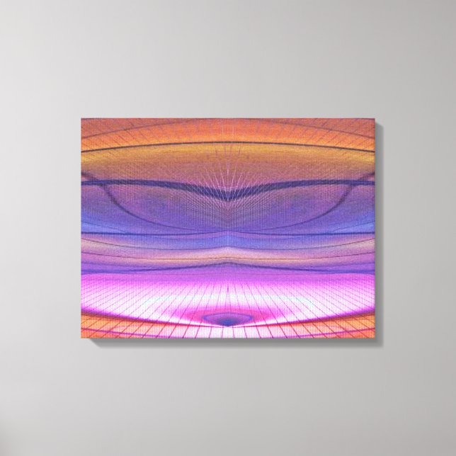 Wormhole in the Dunes Wrapped Canvas Print (Front)