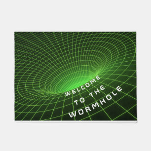 wormhole space astronauts welcome door mat