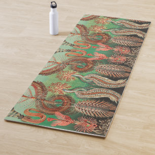 Worms, Annelids Chaetopoda by Ernst Haeckel Yoga Mat