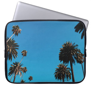 Worm's eye view of trees laptop sleeve