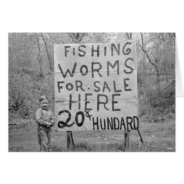 Worms For Sale, 1935 (Front Horizontal)