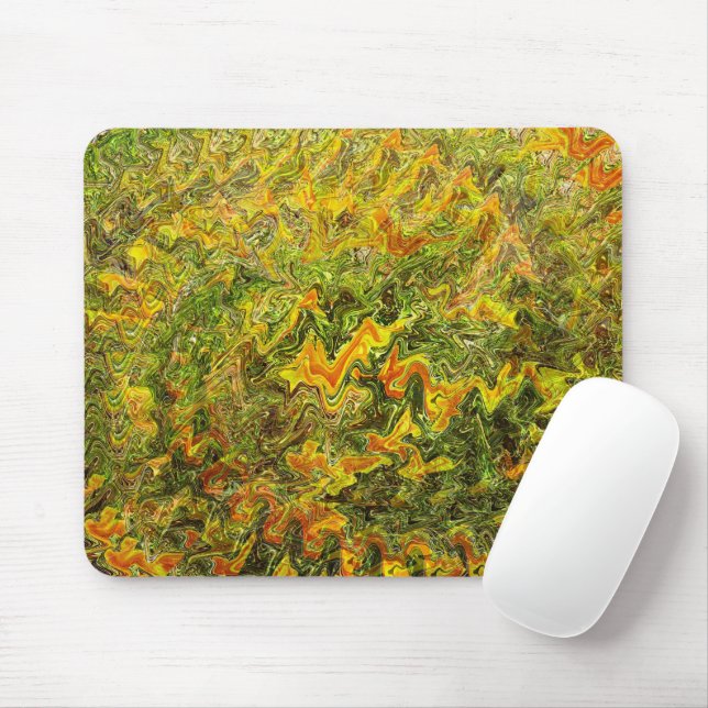 Worms having fun.... mouse pad (With Mouse)