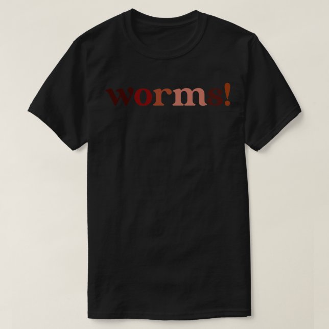 worms T-Shirt (Design Front)