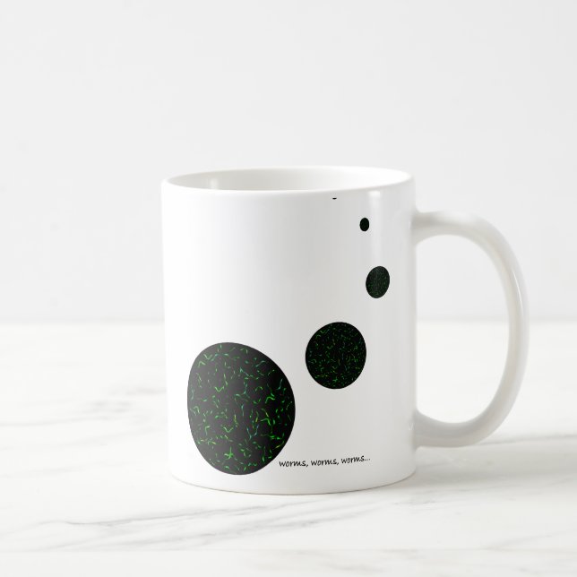 worms x3 coffee mug (Right)