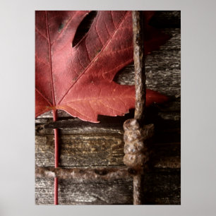 worn and weathered poster