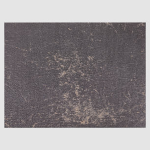 Worn Black Leather Background Tissue Paper