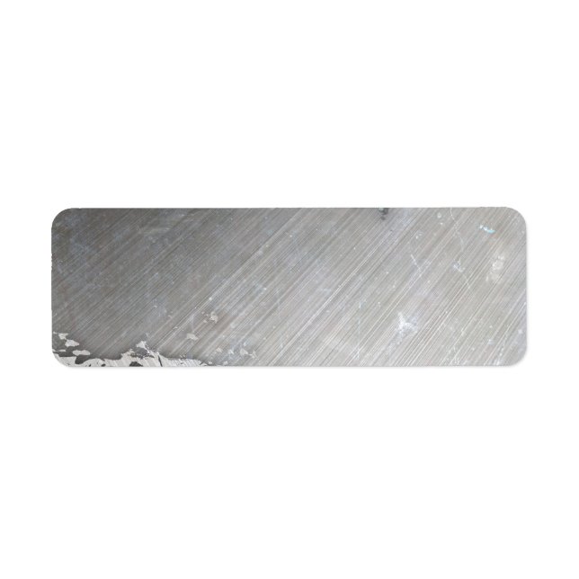 Worn Brushed Metal (faux) Layout (Front)