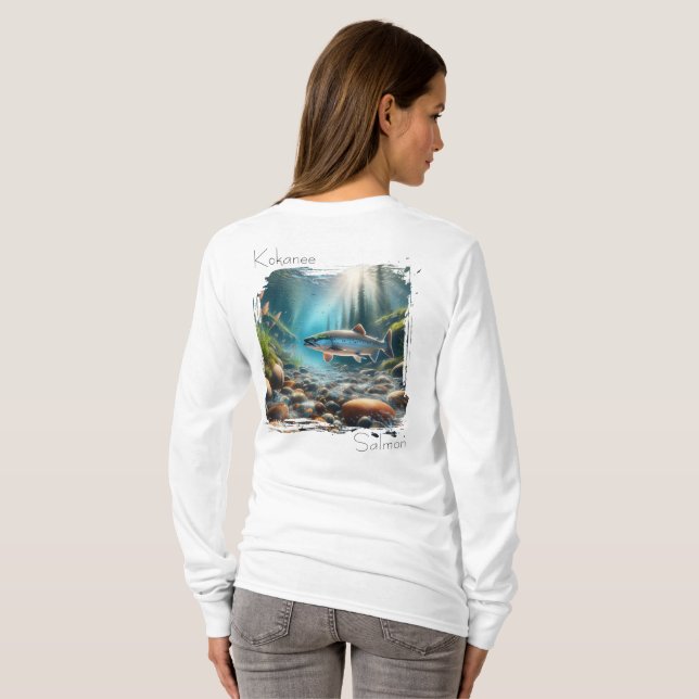 Worn Calm | Kokanee Salmon Stream Tee (Back Full)