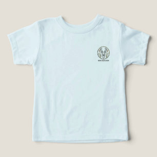 Worn Calm Toddler Tee — Crayon Trout Stream Art