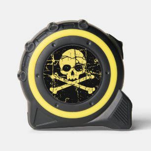 Worn Cracked Skull and Crossbones 1