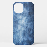 Worn denim fabric, textured background.