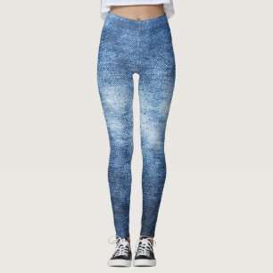 Worn denim fabric, textured background. leggings