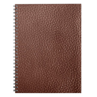 Worn Faux Brown Leather Notebook