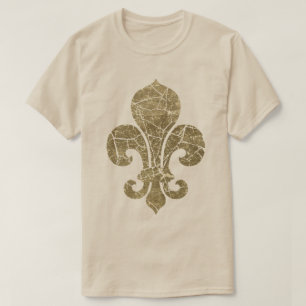 Worn Fleur De Lis T-Shirt