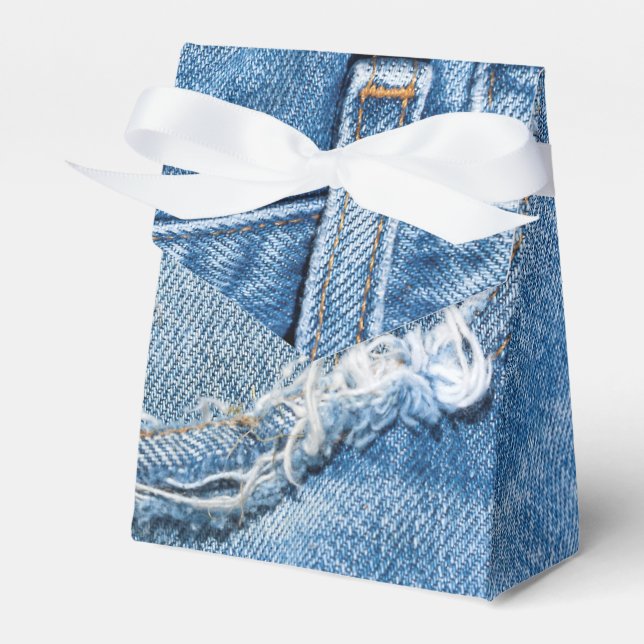 Worn Jeans Favour Box (Front Side)