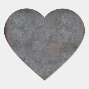 Worn Leather Antique Book Heart Sticker