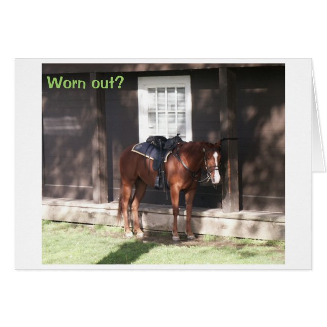 Worn Out? (Front Horizontal)