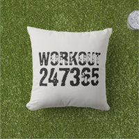 Worn out and scratched text Workout 247365 black