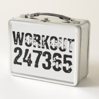 Worn out and scratched text Workout 247365 black