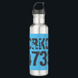 Worn out and scratched text Workout 247365 blue 710 Ml Water Bottle<br><div class="desc">Worn out and scratched text Workout 247365 in grey colour with blue background. Perfect for anyone who is lifting,  fitness,  training,  bodybuilding and going to the gym.</div>