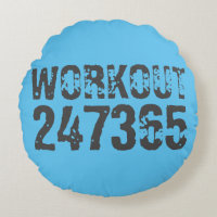 Worn out and scratched text Workout 247365 blue