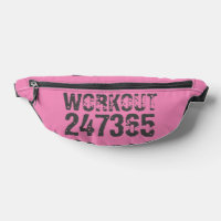 Worn out and scratched text Workout 247365 pink