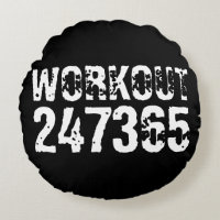 Worn out and scratched text Workout 247365 white