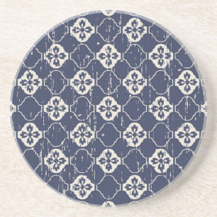Worn Out Flowers: Vintage Seamless Coaster