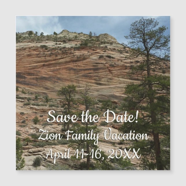 Worn Rock Walls in Zion National Park (Front)