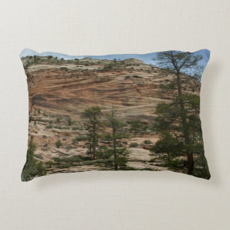 Worn Rock Walls in Zion National Park Decorative Cushion