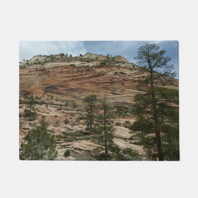 Worn Rock Walls in Zion National Park Doormat (Front)