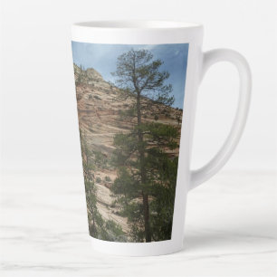 Worn Rock Walls in Zion National Park Latte Mug
