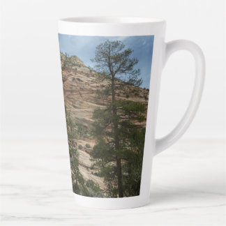 Worn Rock Walls in Zion National Park Latte Mug