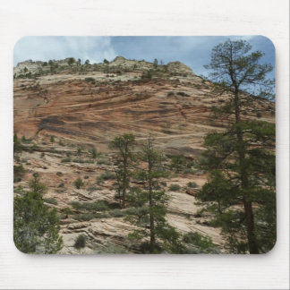 Worn Rock Walls in Zion National Park Mouse Pad