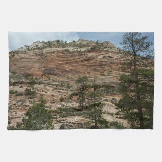Worn Rock Walls in Zion National Park Tea Towel