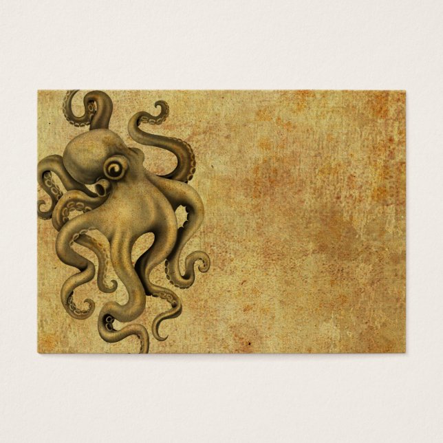 Worn Vintage Octopus Illustration (Front)