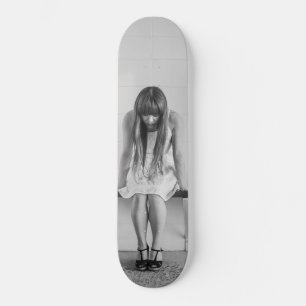 Worried Girl Skateboard
