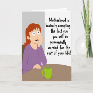 Worried Mothers Day Art Card