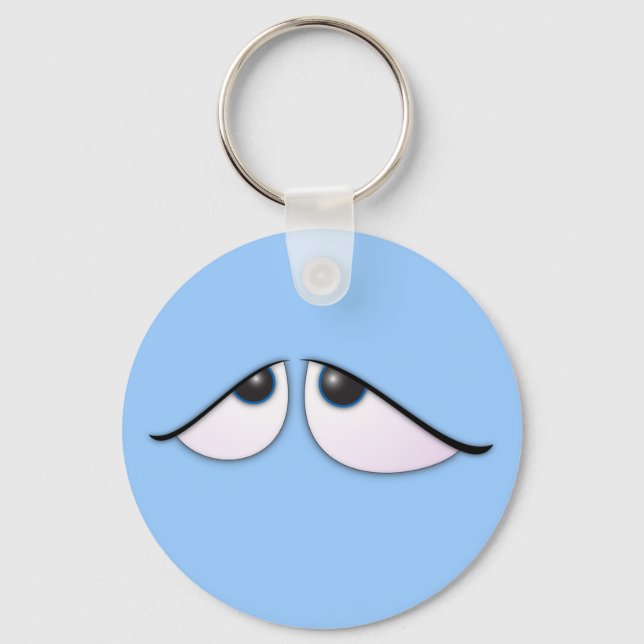 WorriedEyes Key Ring (Front)