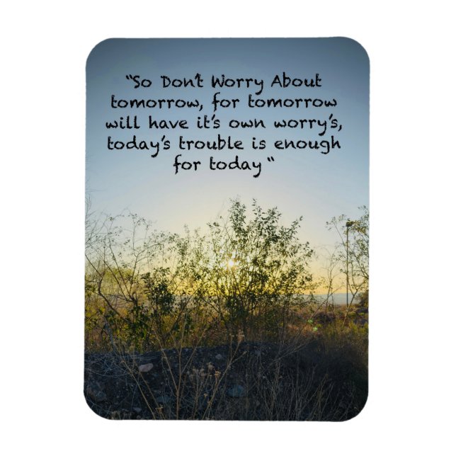 Worry not magnet (Vertical)