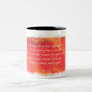 Worry Two-Tone Coffee Mug