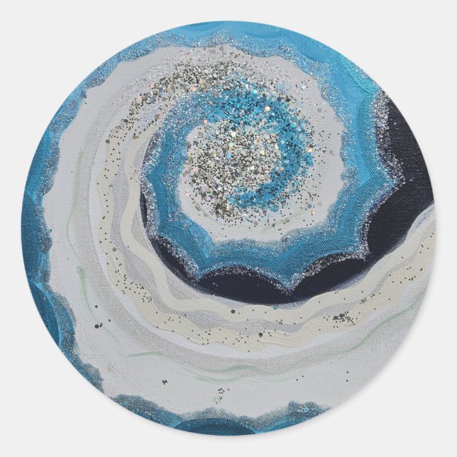 Worship Art Christian Sticker (Front)