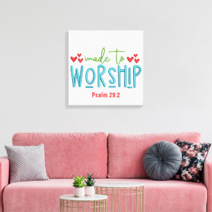 Worship- Canvas (Gloss) Print