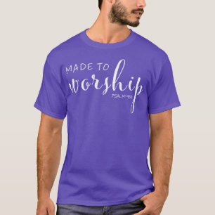 Worship Jesus God Praise Bible Verse T-Shirt
