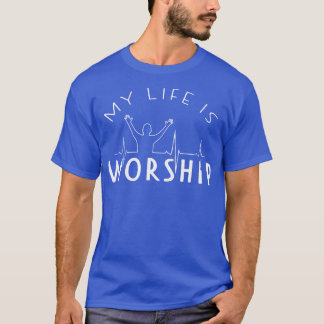 Worship Praise Praise Heartbeat Christian Band T-Shirt