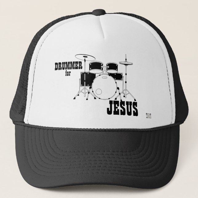 Worship Team Cap Drummer for Jesus  (Front)