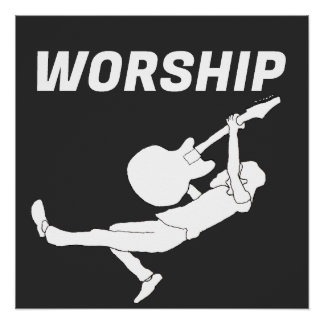 Worship Team Guitarist Poster
