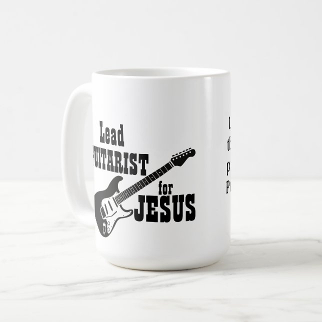 Worship Team Mug Guitarist For Jesus (Front Left)